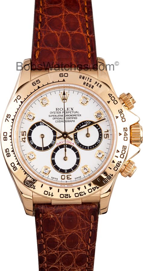 rolex daytona white dial leather strap|genuine Rolex leather watch straps.